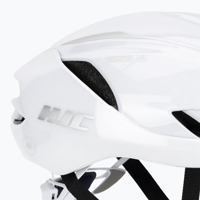 Kask rowerowy HJC Furion 3 white hologram 8