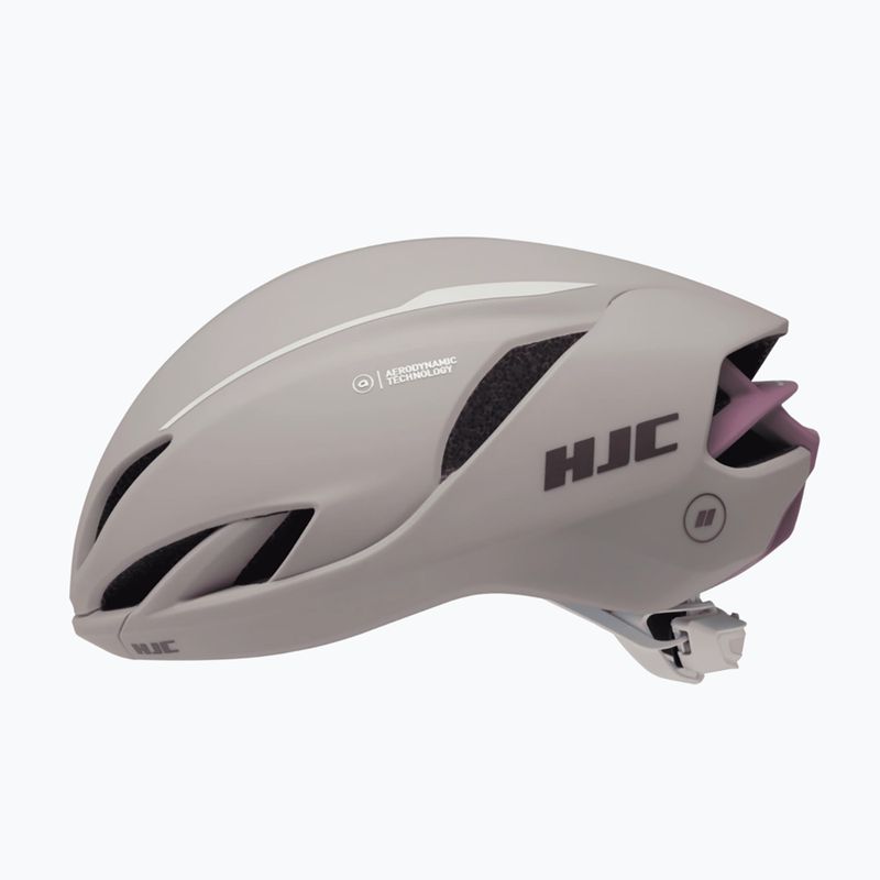 Kask rowerowy HJC Furion 3 mt beige/purple 2