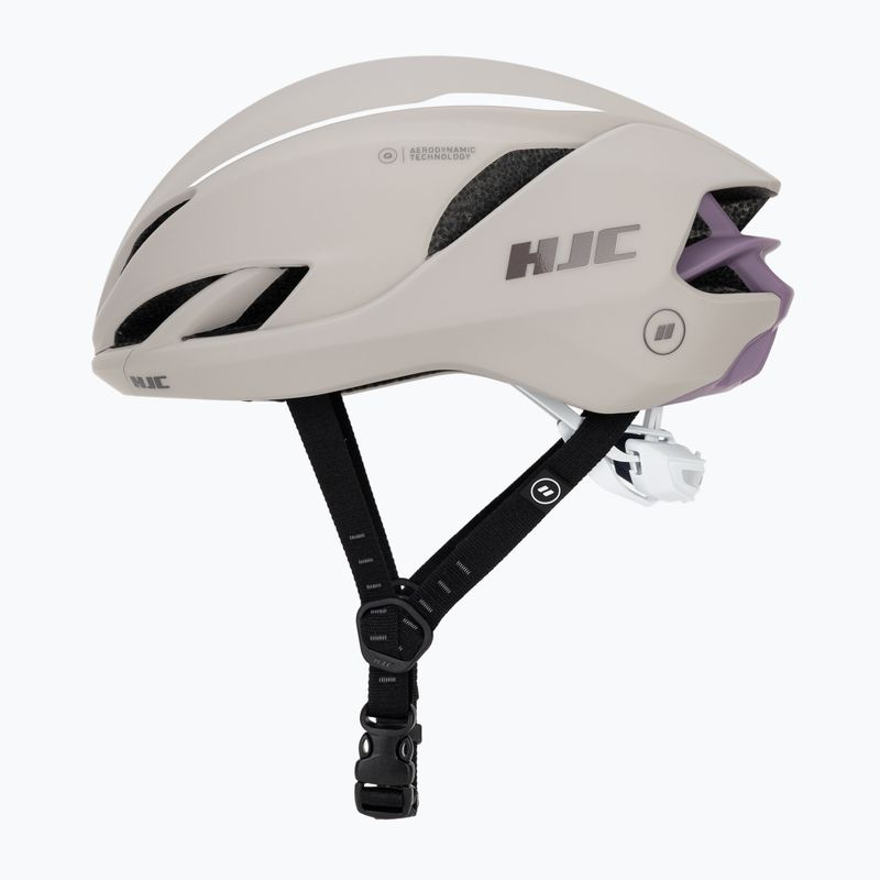 Kask rowerowy HJC Furion 3 mt beige/purple 3