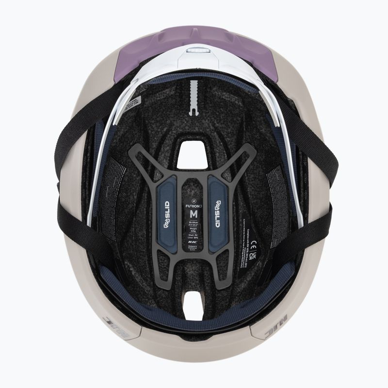 Kask rowerowy HJC Furion 3 mt beige/purple 5