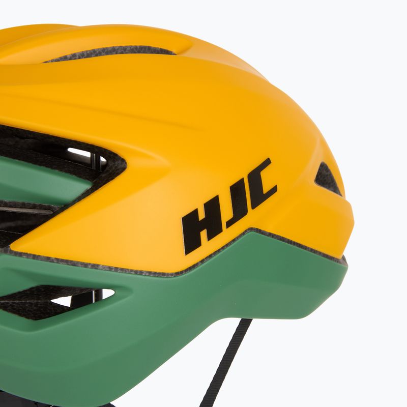 Kask rowerowy HJC Crosser mt yellow green 8