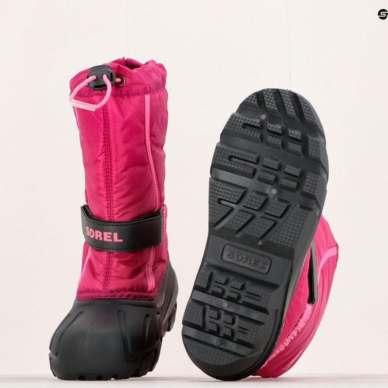 Śniegowce juniorskie Sorel Flurry Dtv deep blush/tropic pink 15