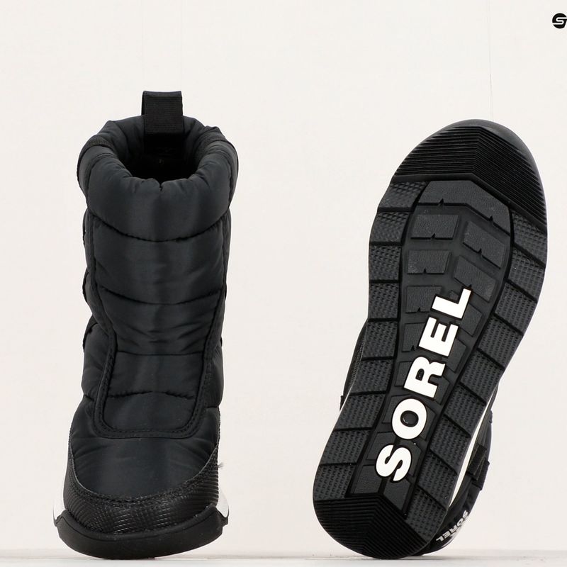 Śniegowce dziecięce Sorel Outh Whitney II Puffy Mid black 15