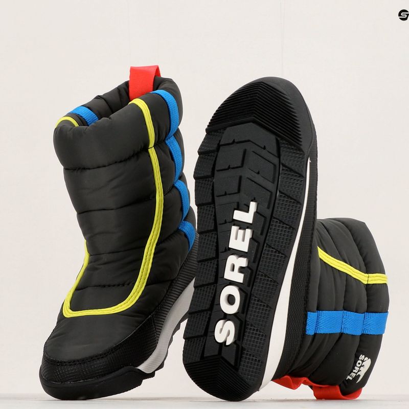 Śniegowce dziecięce Sorel Outh Whitney II Puffy Mid jet/black 16