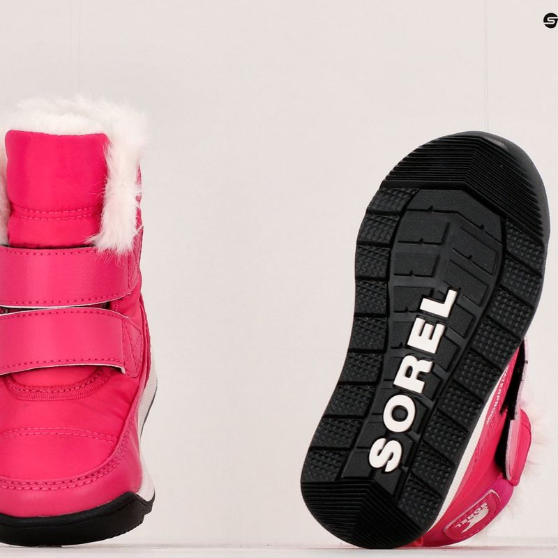 Śniegowce dziecięce Sorel Whitney II Strap cactus pink/black 16