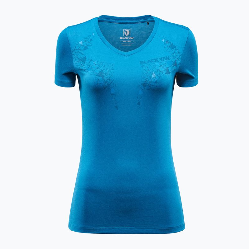 Koszulka trekkingowa damska BLACKYAK Senepol Half Yak lyons blue