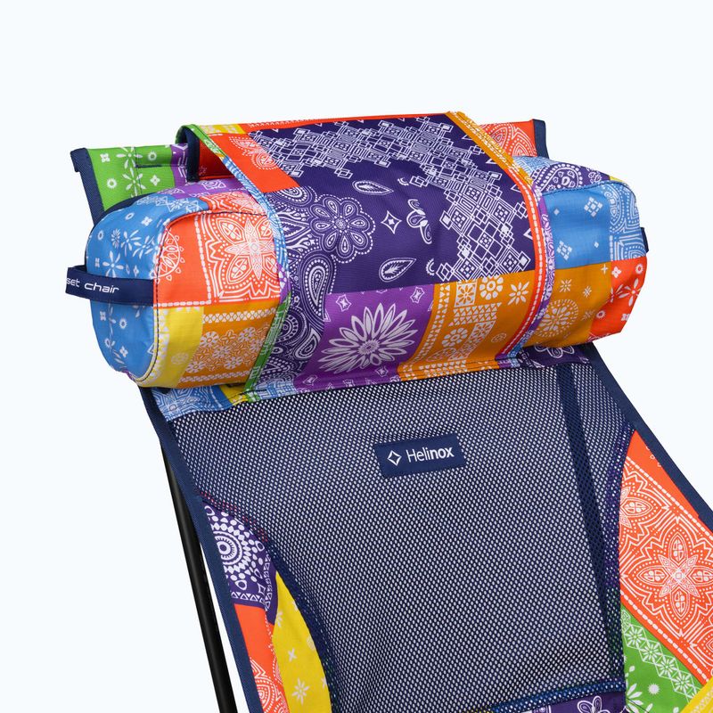Krzesło turystyczne Helinox Sunset rainbow bandana 3