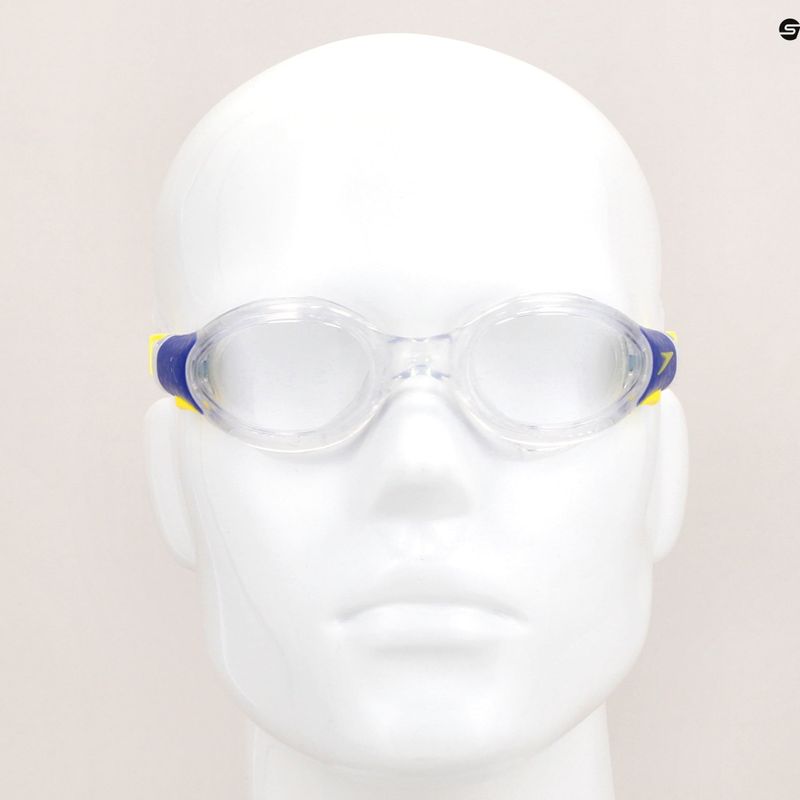 Okulary do pływania dziecięce Speedo Biofuse 2.0 clear/true cobalt/lemon drizzle 6