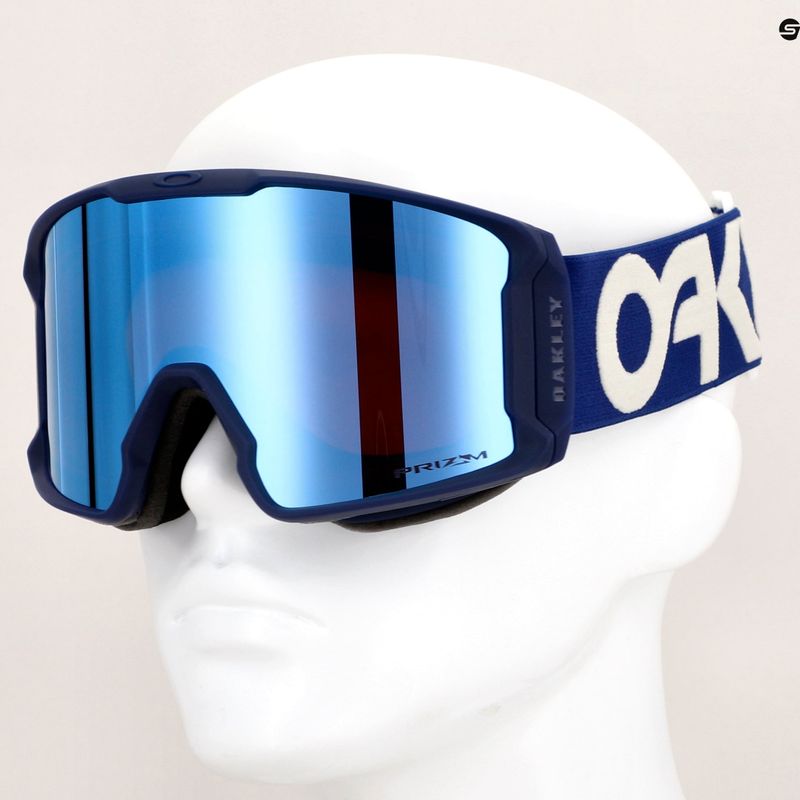 Gogle narciarskie Oakley Line Miner L matte b1b navy/prizm sapphire iridium 7