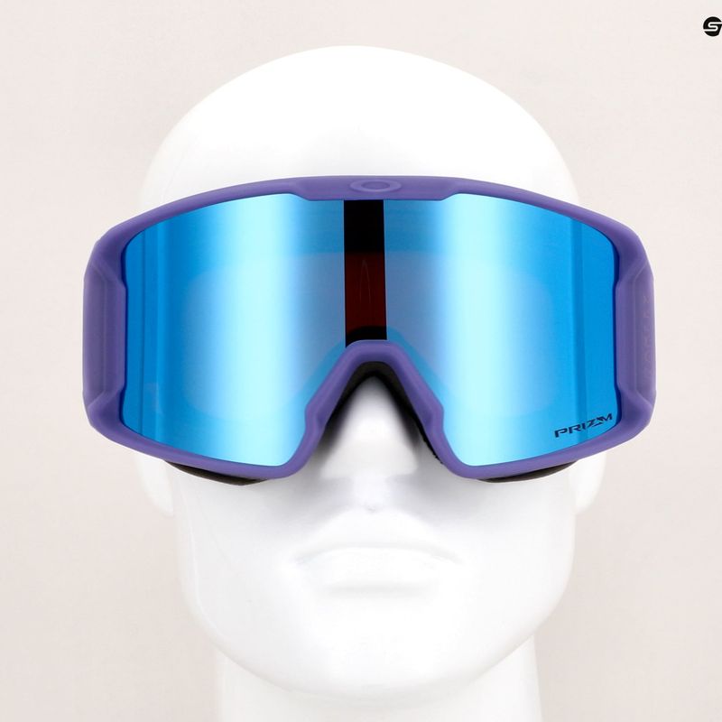 Gogle narciarskie Oakley Line Miner M matte b1b lilac/prizm sapphire iridium 7