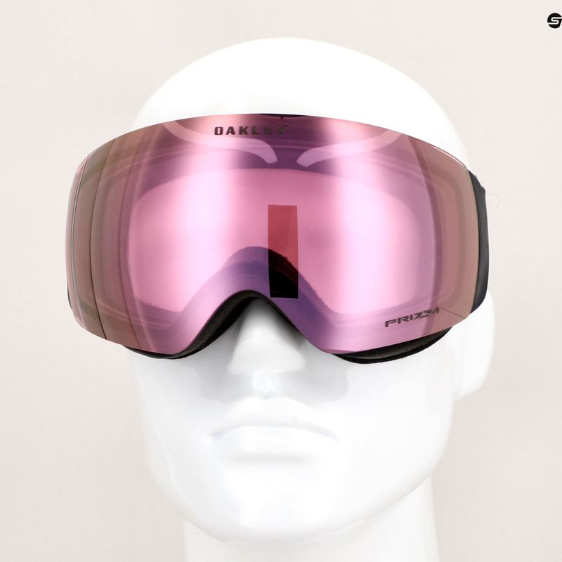 Gogle narciarskie Oakley Flight Deck M matte black/prizm snow hi pink 8