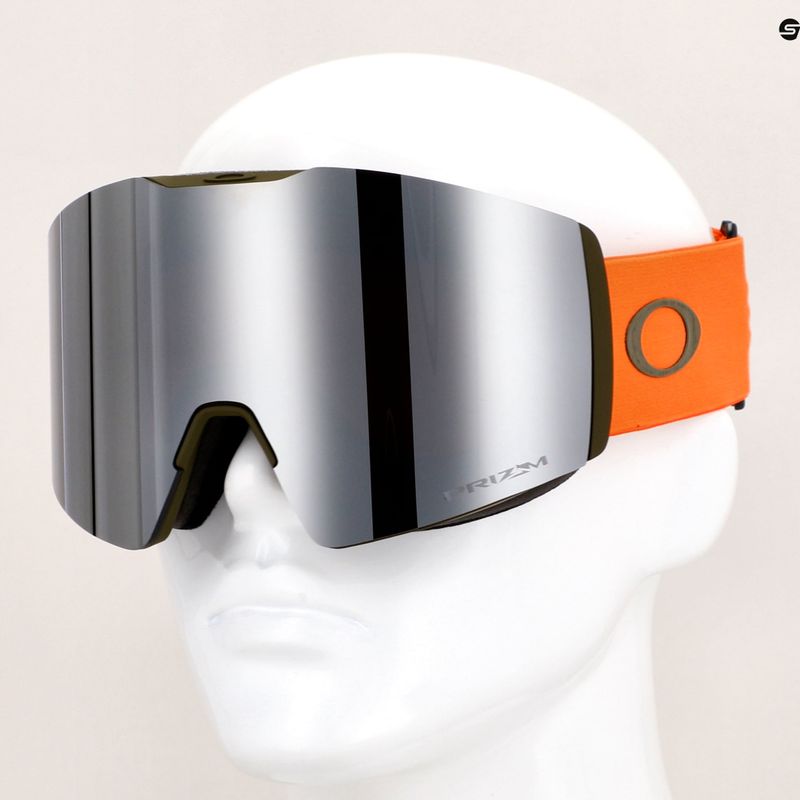 Gogle narciarskie Oakley Fall Line L orange/prizm black iridium 7