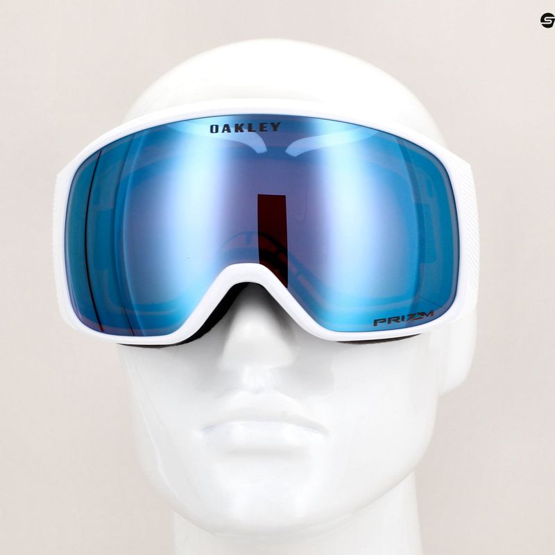 Gogle narciarskie Oakley Flight Tracker M matte white/prizm snow sapphire iridium 10