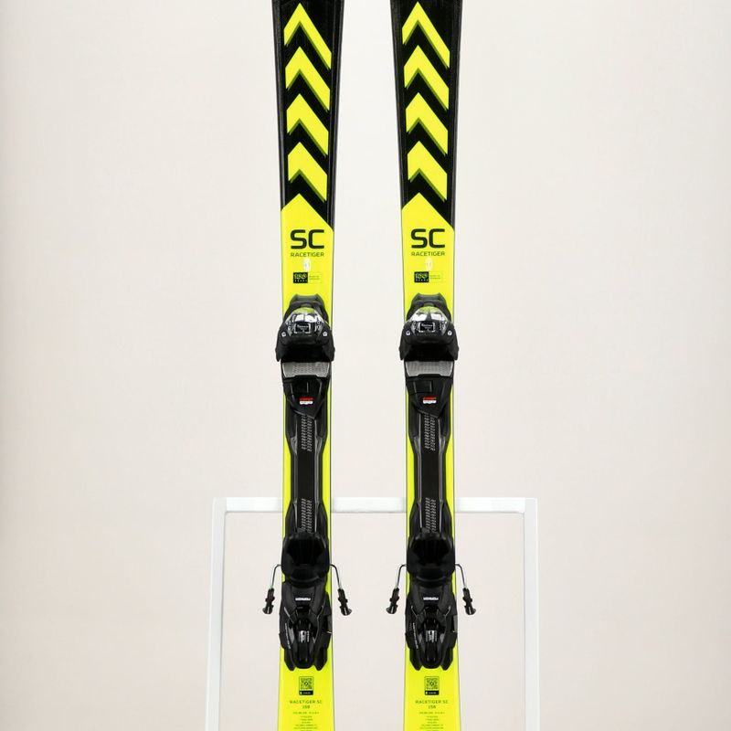 Narty zjazdowe Völkl Racetiger SC Black + wiązania vMotion 10 GW black/yellow 11