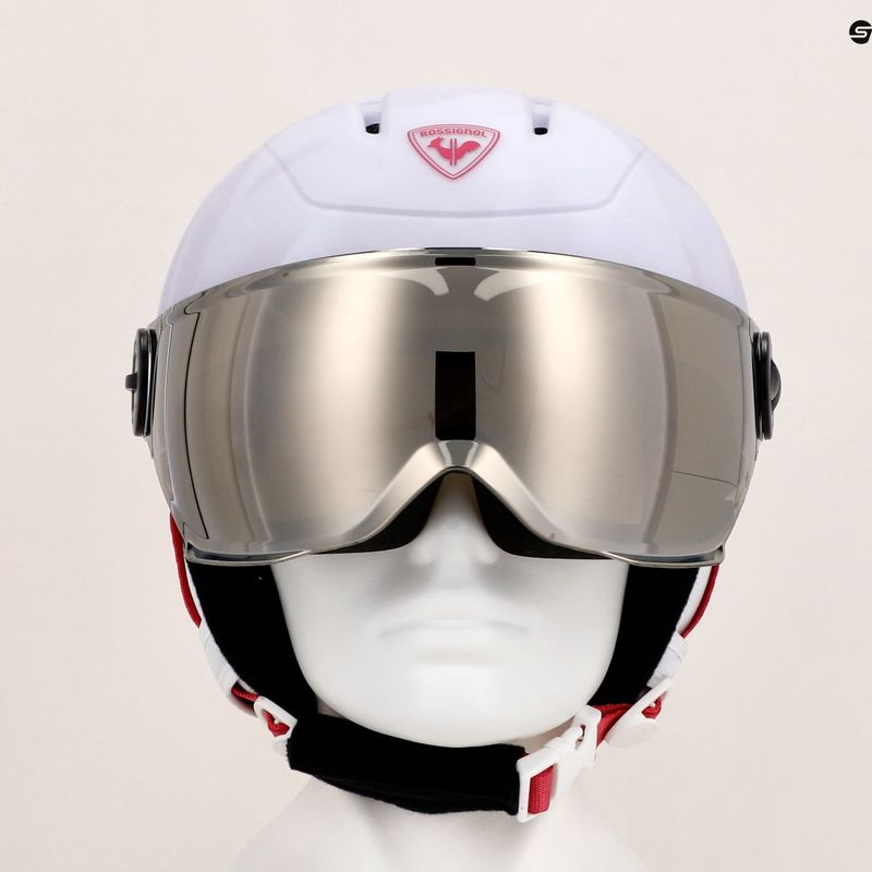 Kask narciarski dziecięcy Rossignol Whoopee Visor Impacts Jr white 13