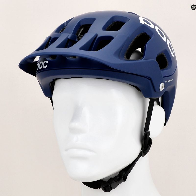 Kask rowerowy MTB POC Tectal Race MIPS lead blue/hydrogen white matt 10