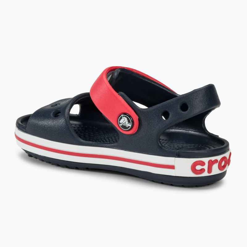 Sandały dziecięce Crocs Crocband Sandal Kids navy/red 3