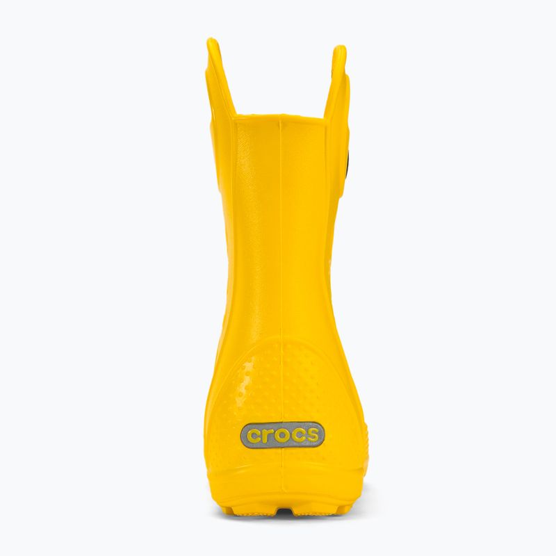 Kalosze dziecięce Crocs Handle It Rain Boot Kids yellow 7