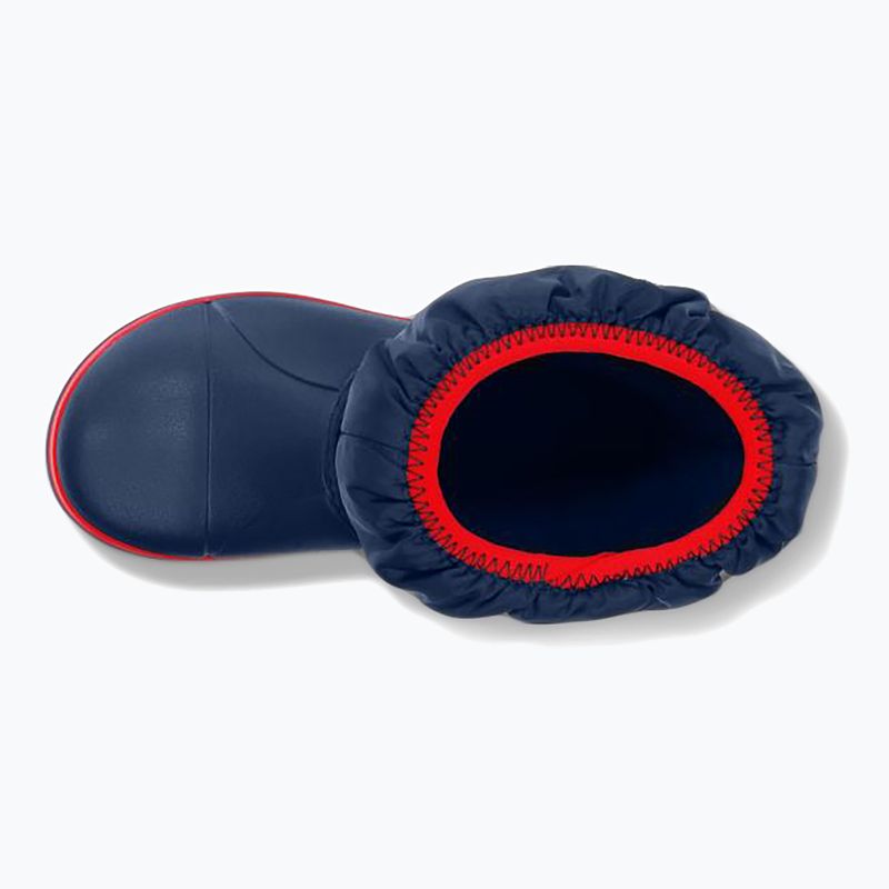 Śniegowce dziecięce Crocs Winter Puff Kids navy/red 3