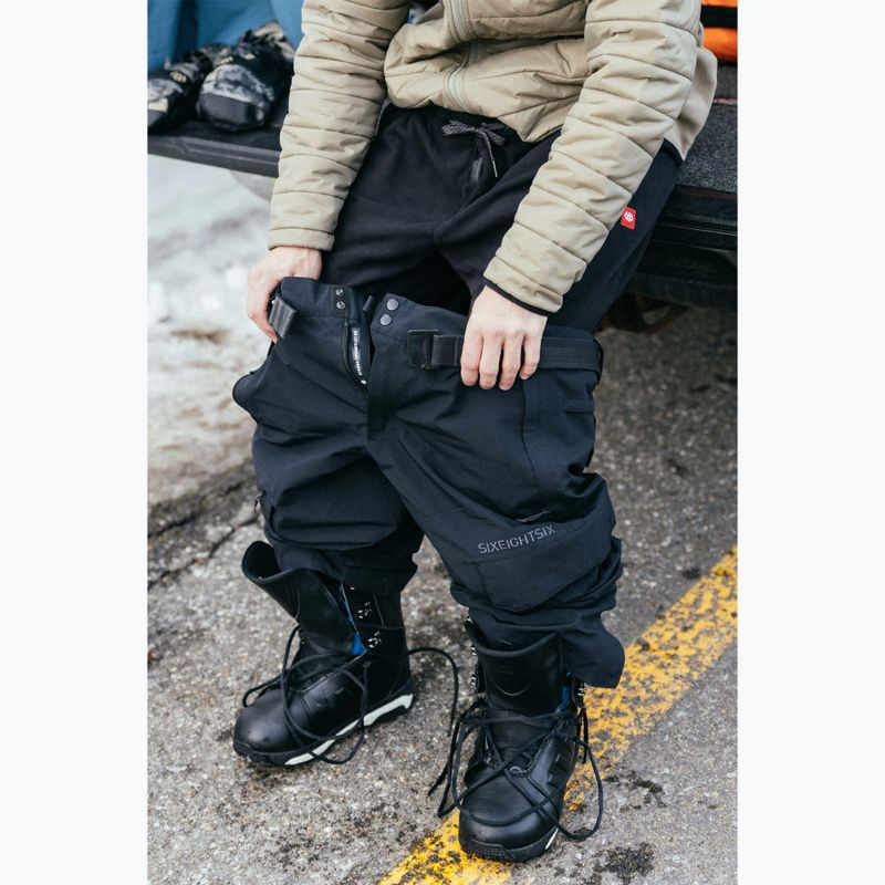 Spodnie snowboardowe męskie 686 Smarty 3-in-1 Cargo black 10