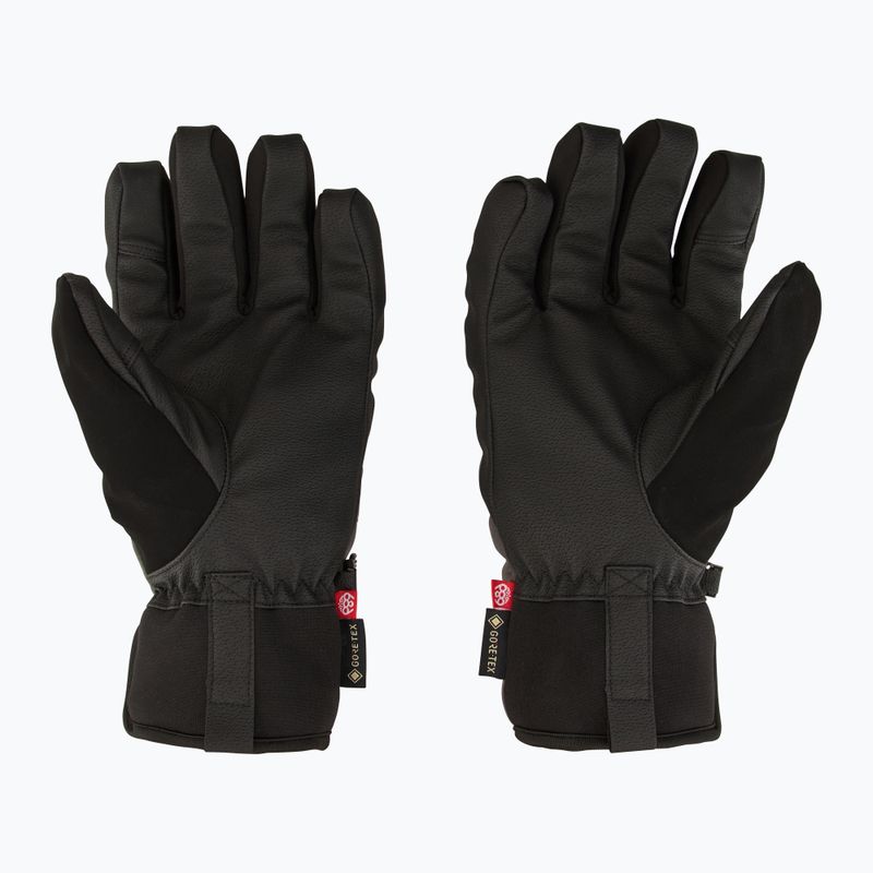 Rękawice snowboardowe męskie 686 Gore-Tex Linear Under Cuff Gloves black 3