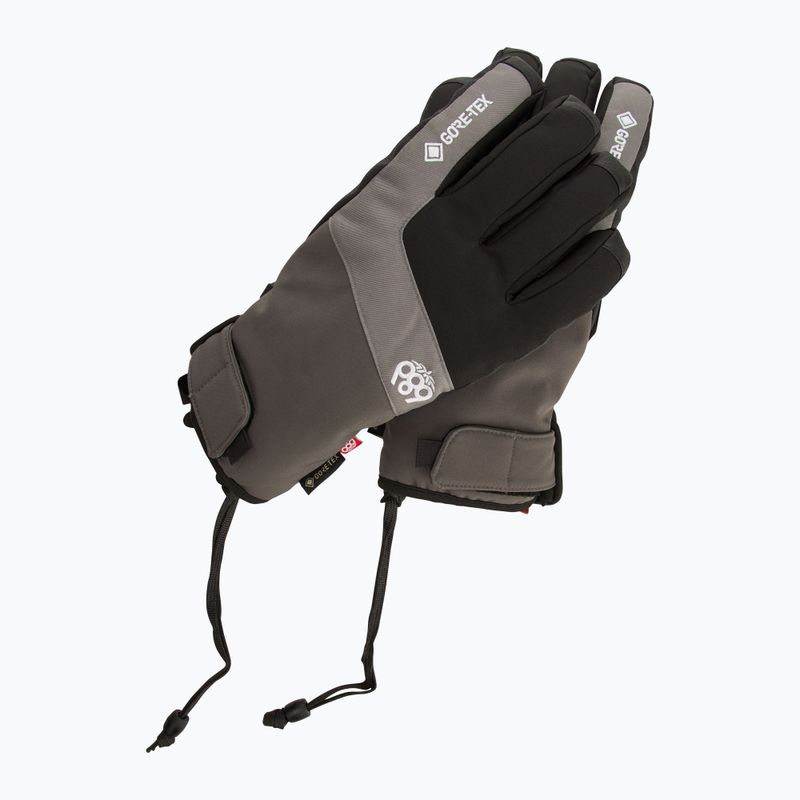 Rękawice snowboardowe męskie 686 Gore-Tex Linear Under Cuff Gloves black 6