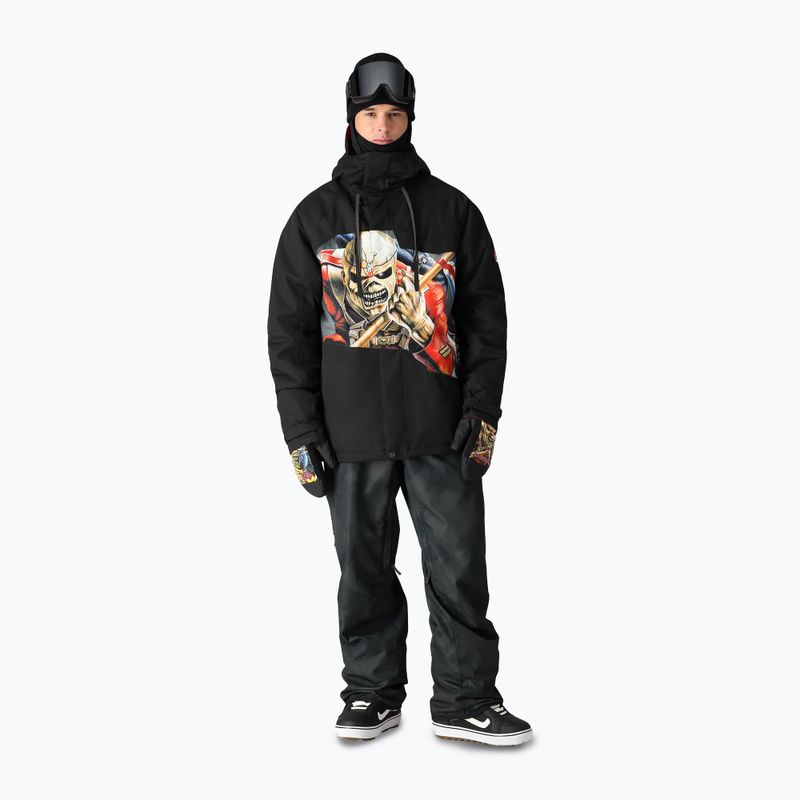 Kurtka snowboardowa męska 686 Geo iron maden trooper black 2