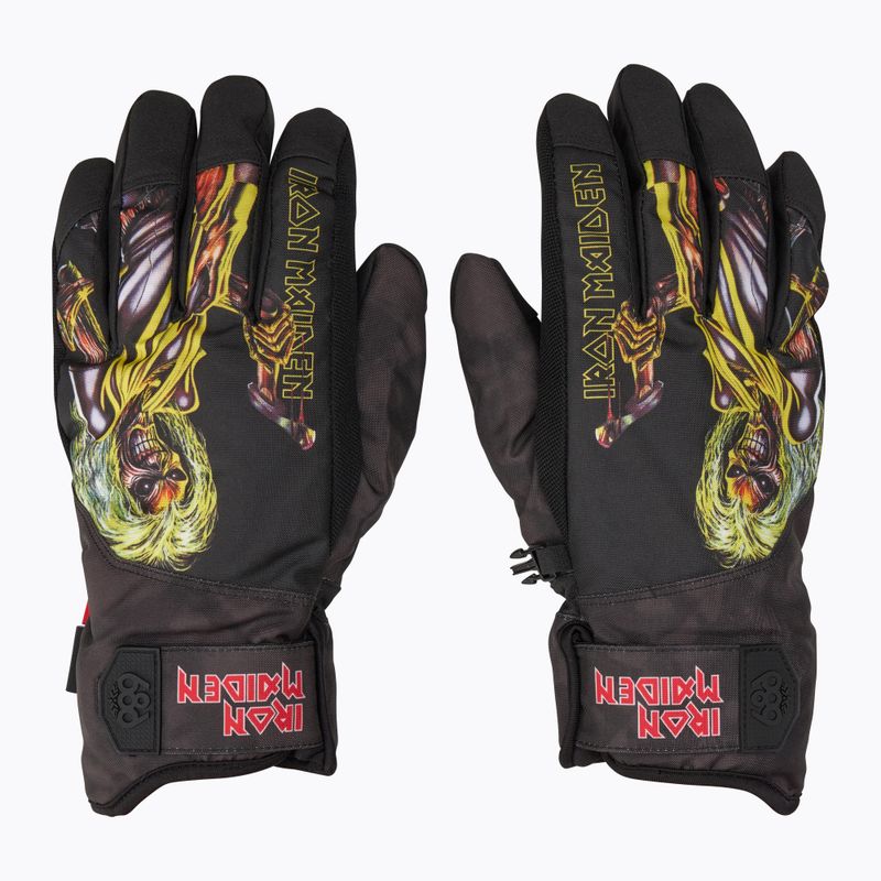 Rękawice snowboardowe męskie 686 Primer iron maiden eddies black 2