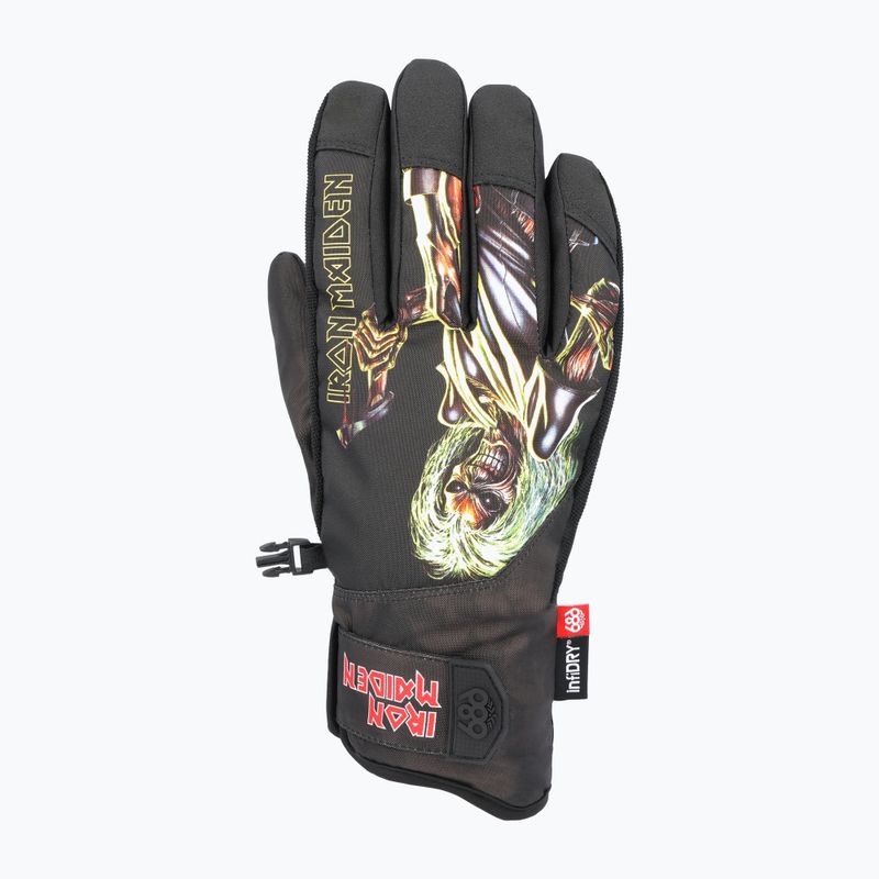 Rękawice snowboardowe męskie 686 Primer iron maiden eddies black 7