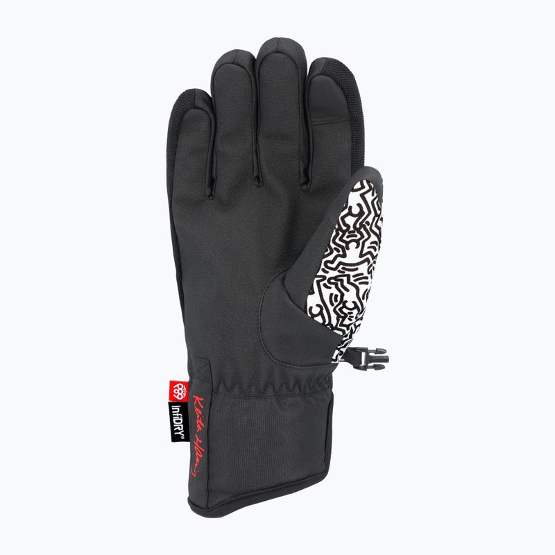 Rękawice snowboardowe męskie 686 Primer keith haring white 2