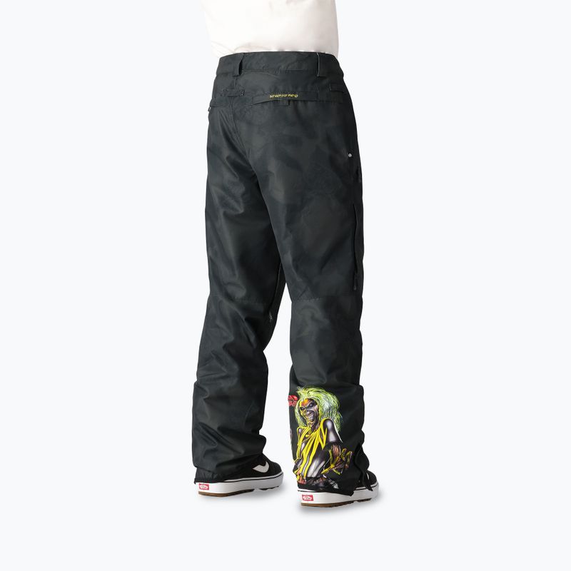 Spodnie snowboardowe męskie 686 Standard iron maiden eddies black 2