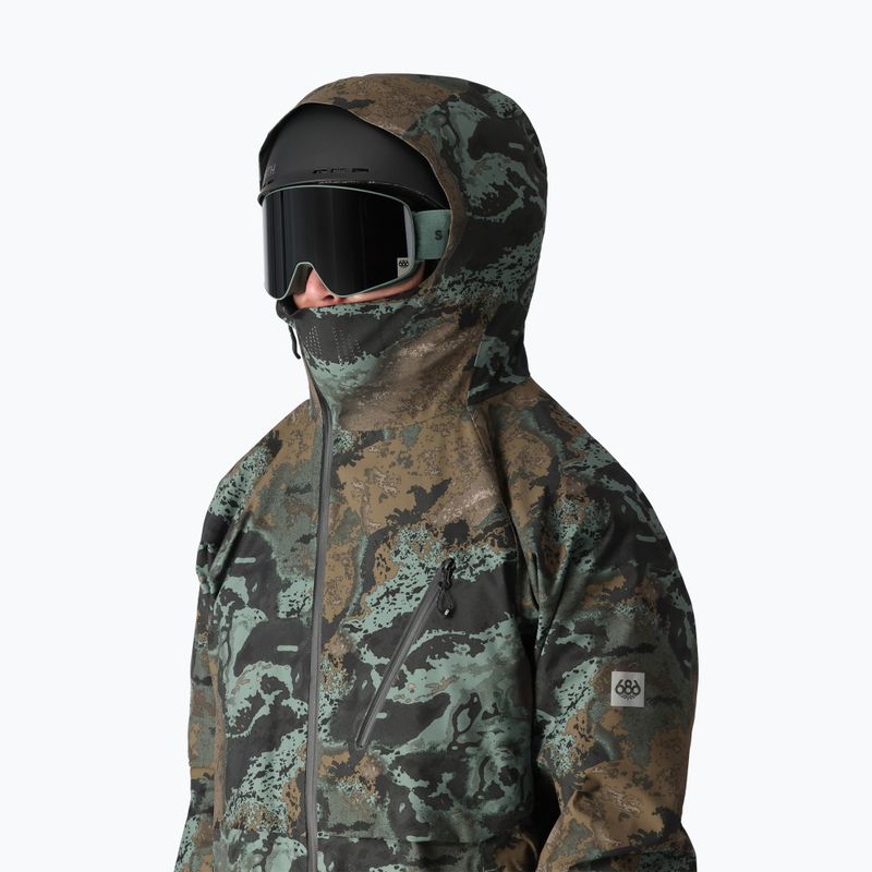 Kurtka snowboardowa męska 686 Hydra Thermagraph cypress green hemisphere 4