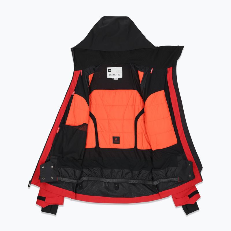 Kurtka snowboardowa męska 686 Hydra Thermagraph true red colorblock 8