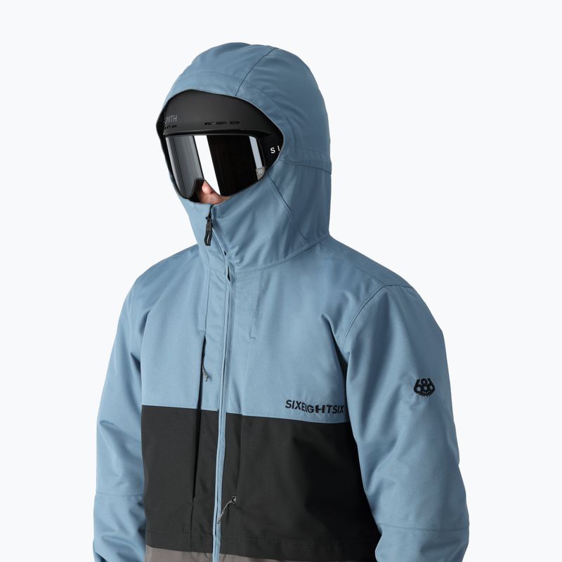 Kurtka snowboardowa męska 686 Smarty 3-in-1 Form stellar blue colorblock 4