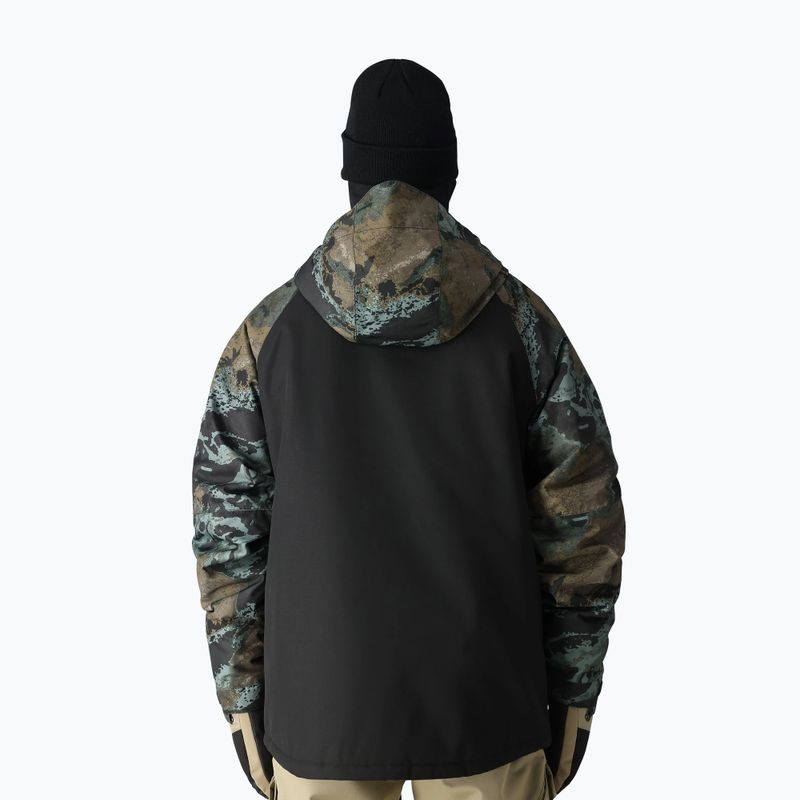 Kurtka snowboardowa męska 686 Geo cypress green hemisphere colorblock 3