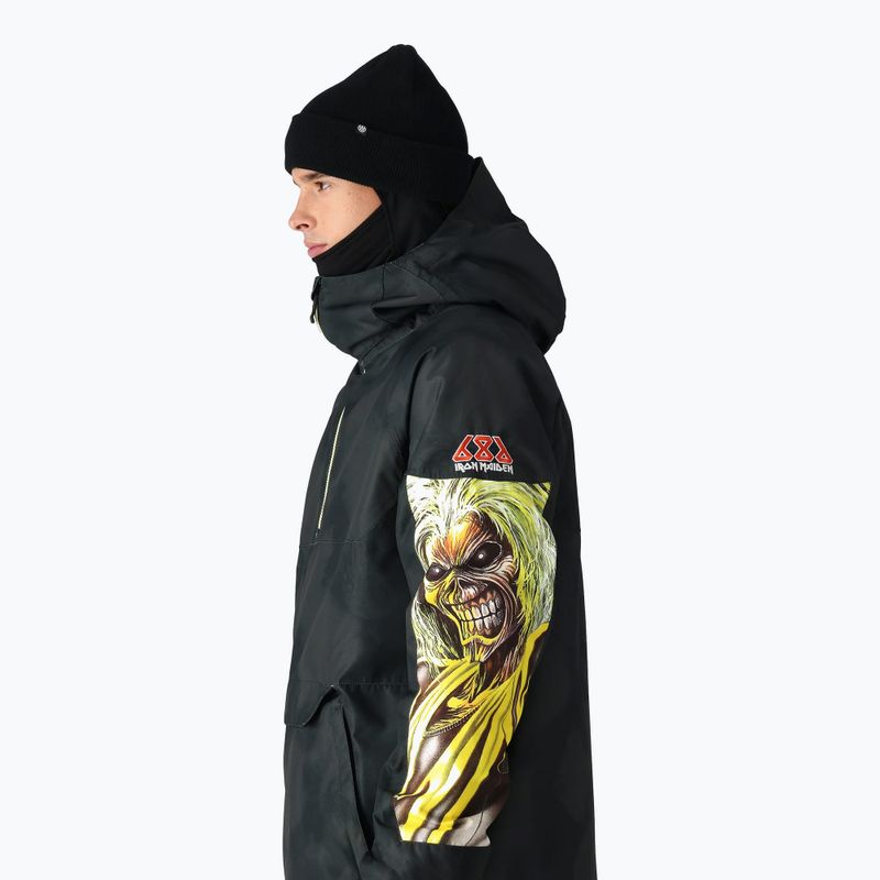 Kurtka snowboardowa męska 686 Renewal Insulated Anorak iron maiden eddies black 4