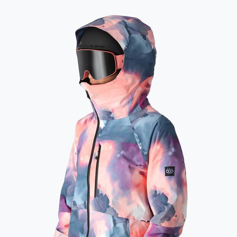 Kurtka snowboardowa damska 686 Hydra tulip ink 4