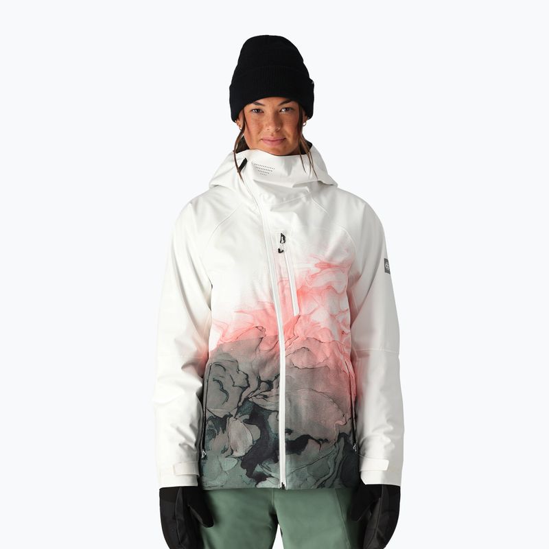 Kurtka snowboardowa damska 686 Hydra white cypress cloudbreak