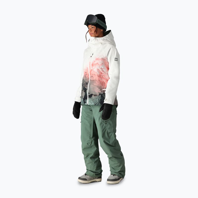 Kurtka snowboardowa damska 686 Hydra white cypress cloudbreak 2