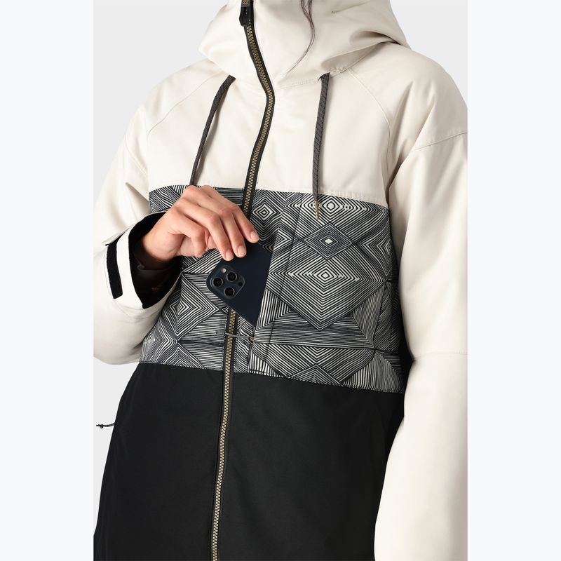 Kurtka snowboardowa damska 686 Athena Insulated limestone colourblock 4