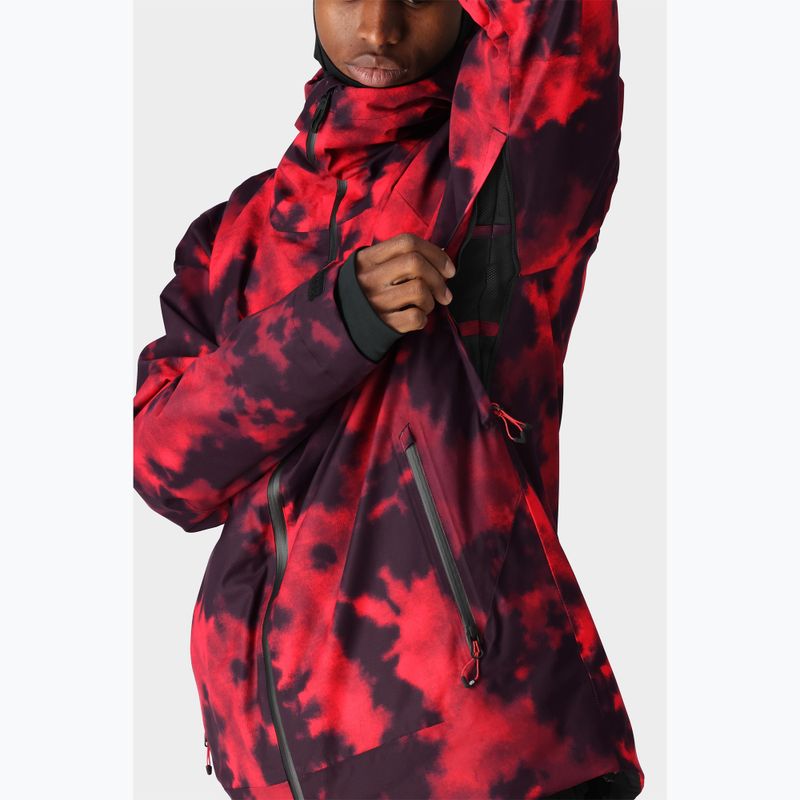 Kurtka snowboardowa męska 686 Gateway red nebula 7