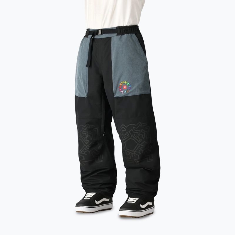 Spodnie snowboardowe męskie 686 Ghost keith haring denim colorblock