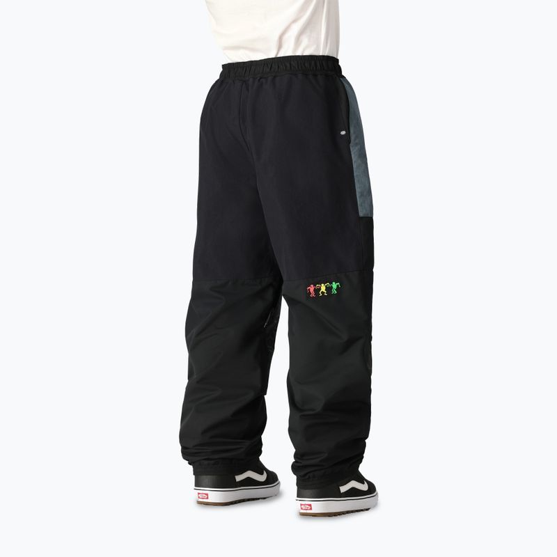 Spodnie snowboardowe męskie 686 Ghost keith haring denim colorblock 3