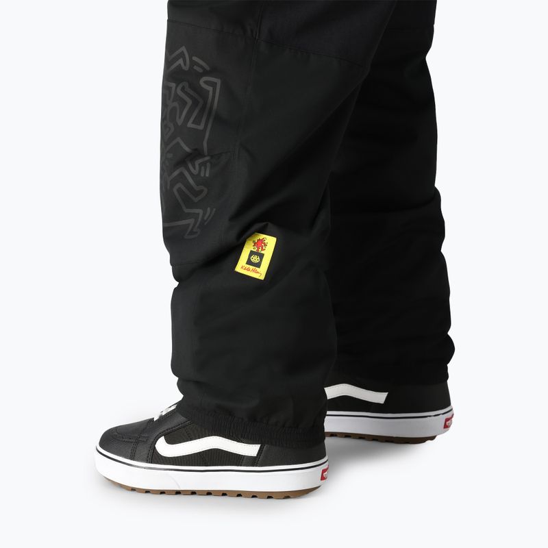 Spodnie snowboardowe męskie 686 Ghost keith haring denim colorblock 6