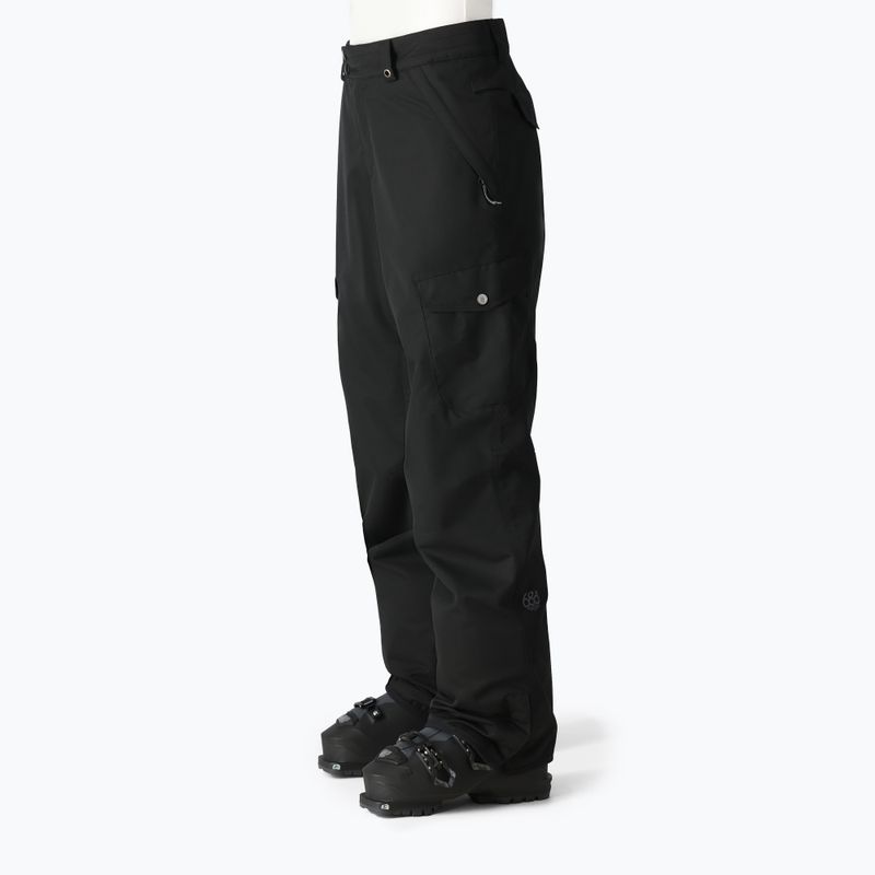Spodnie snowboardowe damskie 686 Aura Cargo black 4
