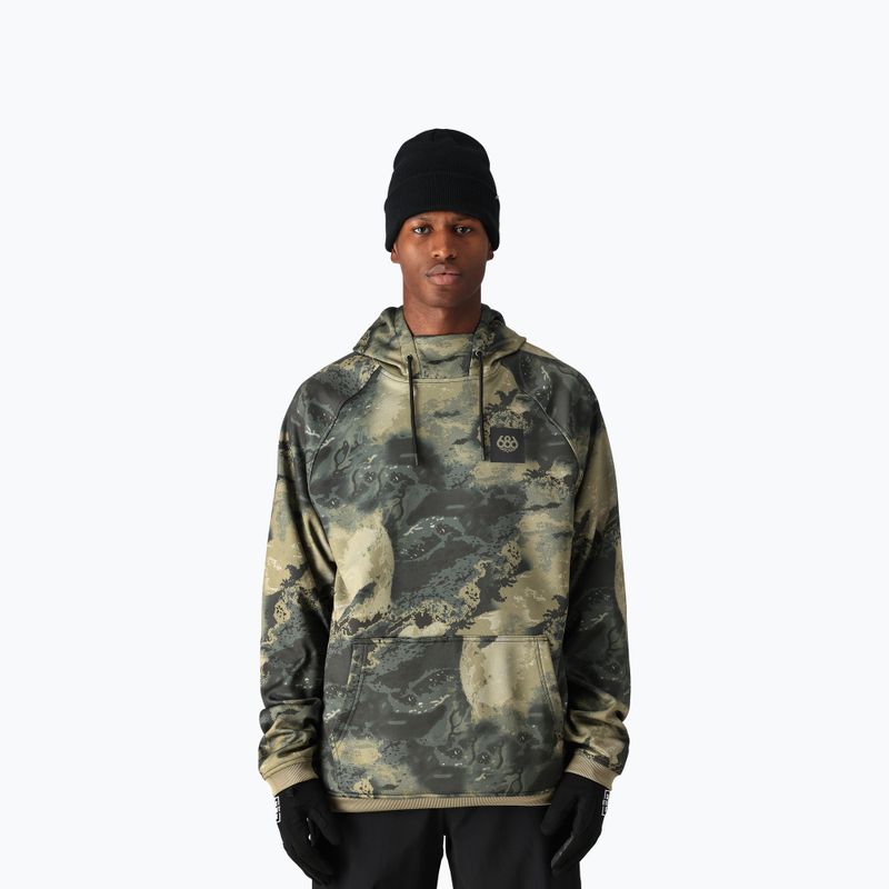 Bluza snowboardowa męska 686 Bonded Fleece sage hemisphere