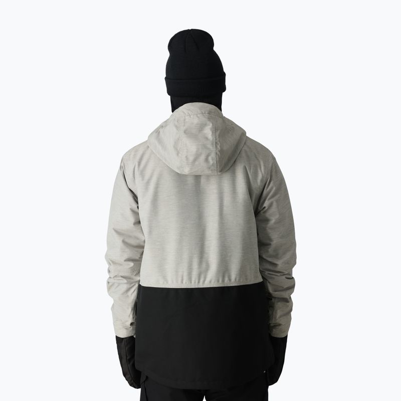 Kurtka snowboardowa męska 686 Smarty 3-in-1 Form white heather colorblock 3