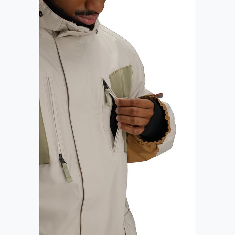 Kurtka snowboardowa męska 686 2001 Transfer limestone colorblock 8