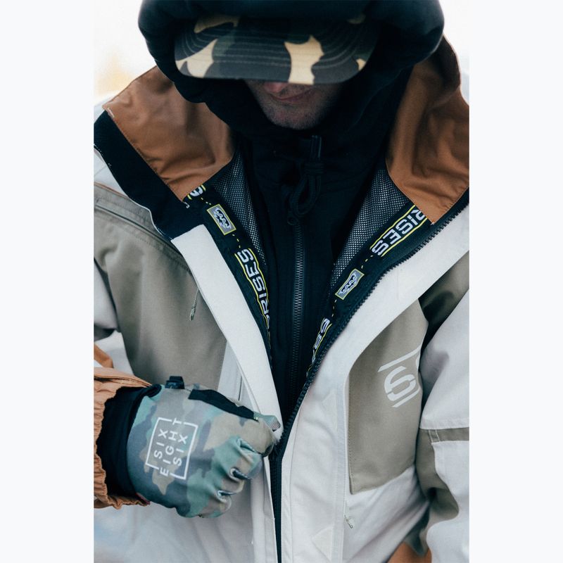 Kurtka snowboardowa męska 686 2001 Transfer limestone colorblock 13