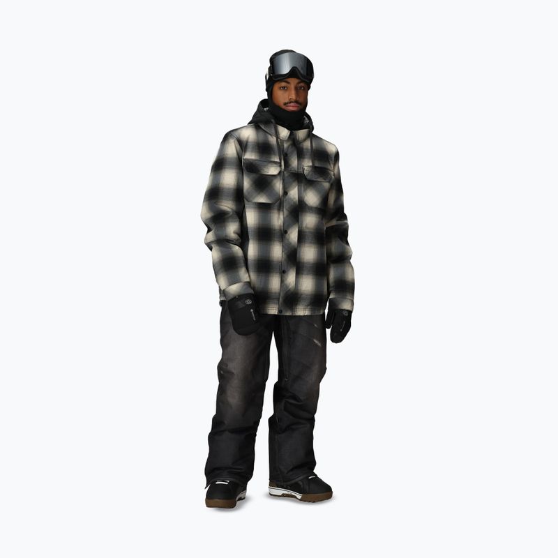 Spodnie snowboardowe męskie 686 Deconstructed Denim Insulated black denim 2